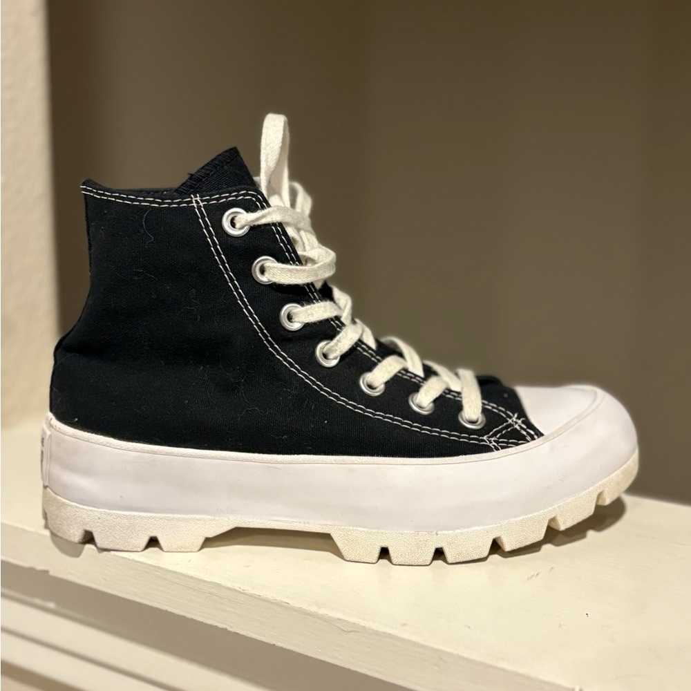 Converse Chuck Taylor All Star Platform High-Top Sneaker Womens Size 6 - Picture 2 of 9